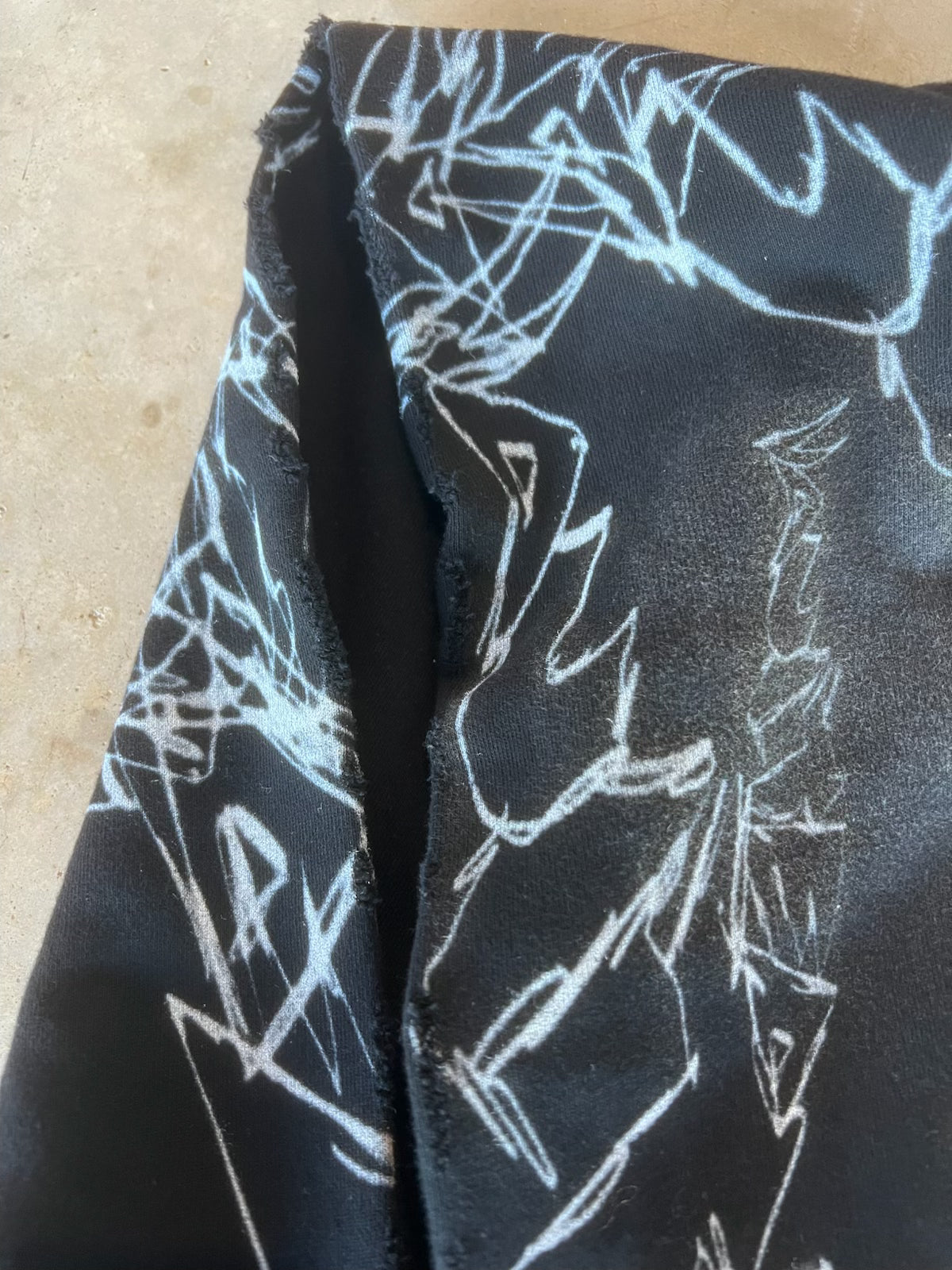 Black Graffiti Zip